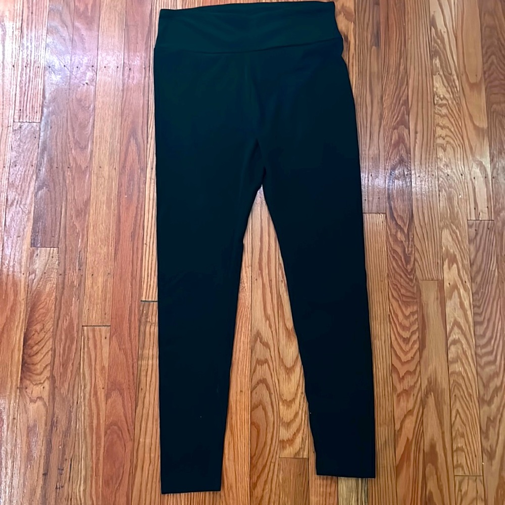 cute plain black leggings
